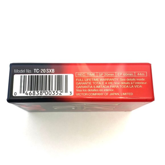 JVC Compact VHS-C 20/60 Minute Video Cassette TC-20SX - Picture 4 of 4